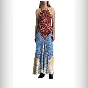 rag & bone Women's Sam Patchwork Maxi Dress